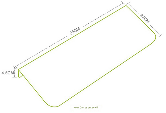 3-Pack Beige Non-Slip Luminous Stair Treads - Self-Adhesive Pet Paw Print Stair Mats 55x22x4.5cm