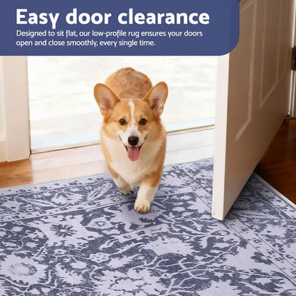 Artiss Floor Rug 240X340cm Soft Velvet Washable Modern Area Rug Floor Carpet Mat