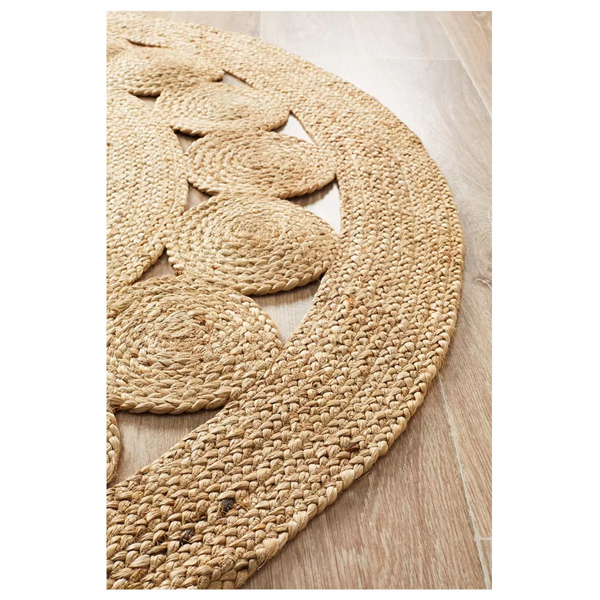 Atrium pilu natural rug 200 x 200cm